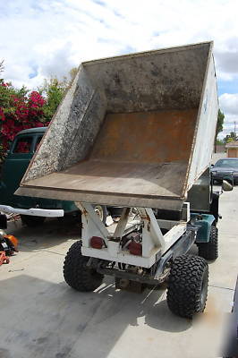 Industrial hydraulic hi-dump cart (not a gator) GAS16HP