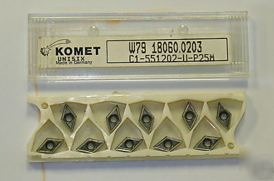 New komet W79 18060.0203 P25M carbide inserts 10 pcs 