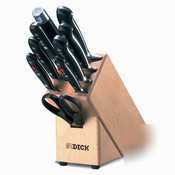 F. dick forged knife block set - 10 piece