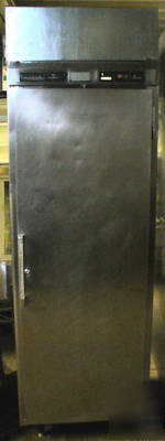 Bev-aire one-door stainless steel cooler