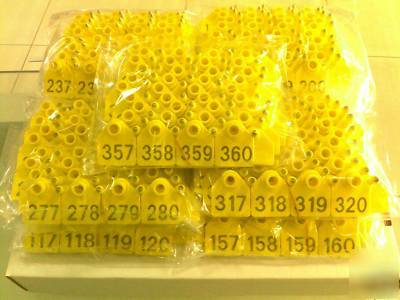 Kumflex ear tag for sheep 360 pieces numbered