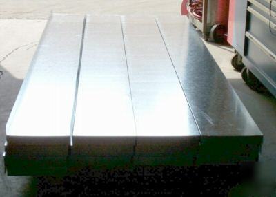 * 22 ga (.034) G90 galvanized sheet steel 12