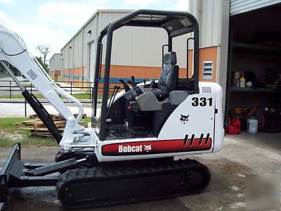 Bobcat 331 excavator,2008, free shipping 1ST 1000 miles