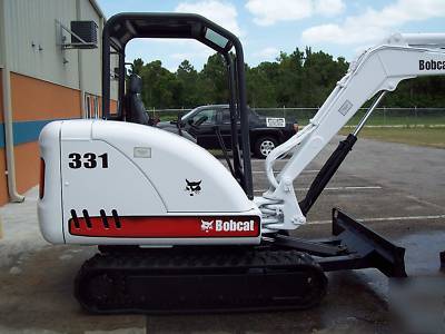 Bobcat 331 excavator,2008, free shipping 1ST 1000 miles