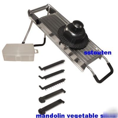 New mandolin - professional veg. fruit, cheese slicer - 