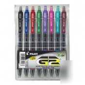 Pilot G2 fine point retractable gel pen - assorted