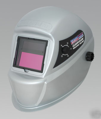 Sealey welding helmet solar power automatic shade 9-13