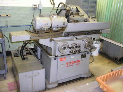 8â€ x 16â€cc tschudin htg hydraulic cylindrical grinder