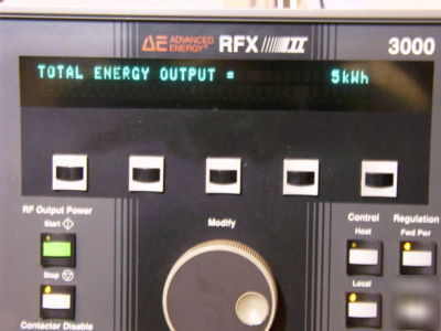 Advanced energy rfxii 3000 rf generator 3155047-005 ae