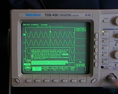 Tektronix TDS420 150 mhz digitizing oscilloscope 