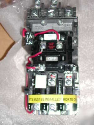 Allen bradley 509-bod starter 27 amp 3 pole 120 vac 