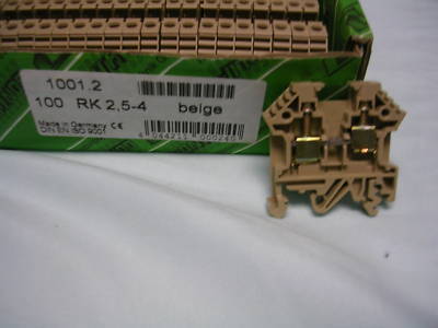 New conta clip rk 2,5-4 termnal blocks 100CT 