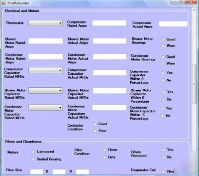 Hvac tool, exactcharge system data software, windows pc