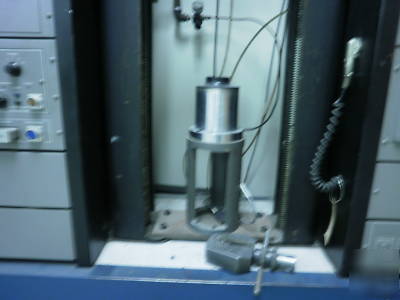 Instron tensile tester laboratory rubber hardness other