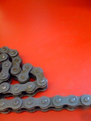 Roller chain 50 riveted 10 foot box 1 connecting link 