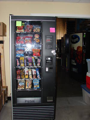 Rowe 7900/ 3 wide snack machine / vending candy machine