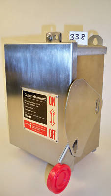 Stainless cutler hammer 30A DH361UWK disconnect safety 