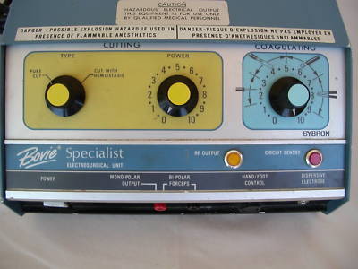 Sybron bovie esu electrosurgical cautery generator