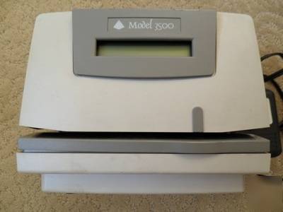 Time clock digital pyramid technologies model 3500