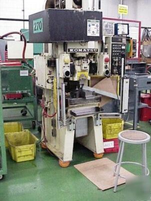 28 ton komatsu obs-25-2 gap frame stamping press 