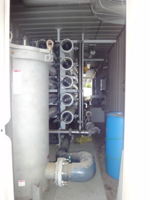 Water purification plant reverse osmosis desalination