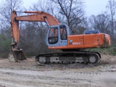 1999 hitachi ex-330 lc-5 excavator *low hours*