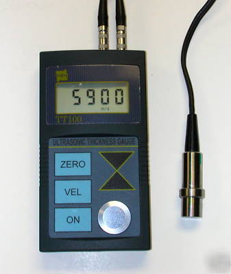 Ultrasonic thickness gage measure 0.03