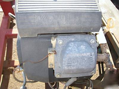 Kohler gas-power air compressor generator combo trailer