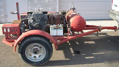 Kohler gas-power air compressor generator combo trailer