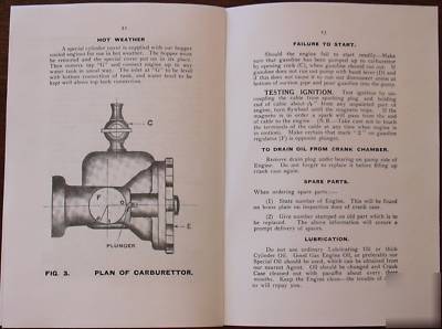 Lister vertical engines â€“ instructions and parts book