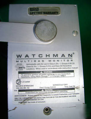 Msa watchman multigas monitor -has lifetime warranty