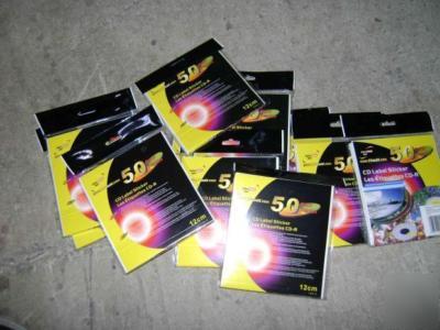 New sealed lot of 500 century concept cd label stickers