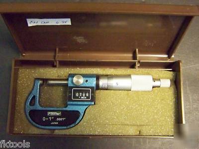 Fowler premium digit counter outside micrometer ratchet