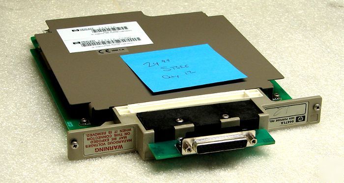 Hp 44471A gen. purpose relay plugin for 3488A *tested*