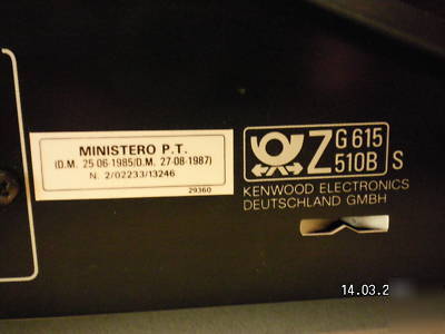 Kenwood quartz synthesizer fm-am stereotuner original