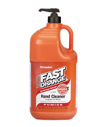 Permatex fast orange pumice hand cleaner 1CASE of 4-gal