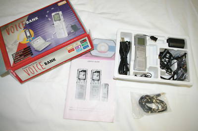 Diasonic DDR2132R portable voice recorder radio& extras