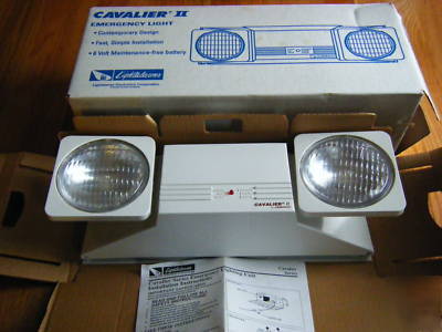 New lightalarms series cavalier ii emergency light ca-2 