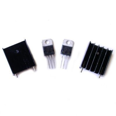 10 pcs LM317T LM317 voltage regulator include radiator