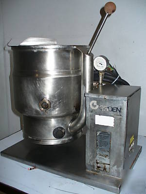 Used groen electric countertop tilt kettle tdb/7-20 