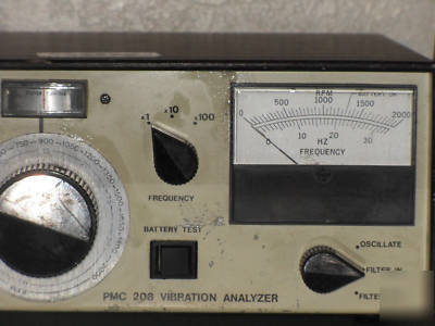 Pmc/beta pmc 208 vibration analyzer model 208LF *sale*