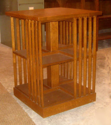 Stickley revolving library stand