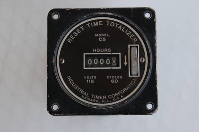 Used industrial timer reset time totalizer 9999.9 hours