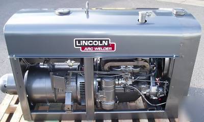 1966 lincoln sa-200 red face pipeline dc arc welder 