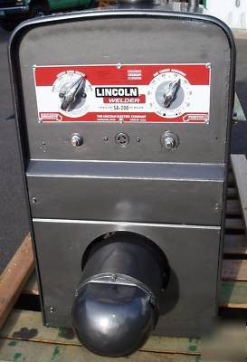 1966 lincoln sa-200 red face pipeline dc arc welder 