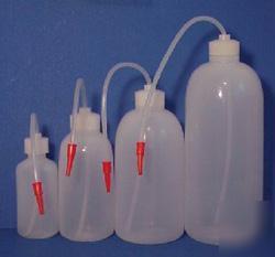 4 wash bottles 1000ML 16OZ plastic removable tip