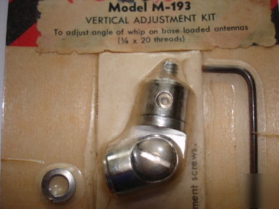 Cb ham radio whip antenna base angle adjustment kit nos