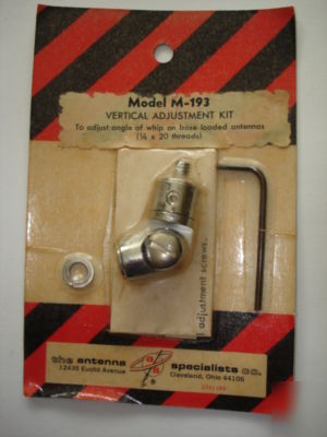 Cb ham radio whip antenna base angle adjustment kit nos