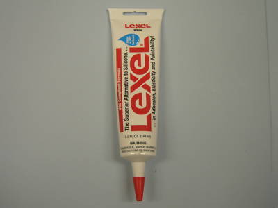 Lexel white silicone caulk 5.0 oz 031525130439