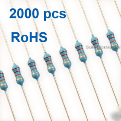 50 value 1/4W uniohm metal film resistors 5% 2000X rohs